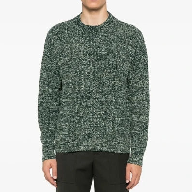 Daily Anti-Wrinkle Anti-Shrink Crew Neck Men's High Quality Knitted Sweater Long Sleeve Basic Pullover Knitwear