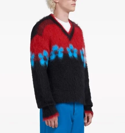 Knit Basic Knit Boys Sweater Knit Cashmere1/4 Zip Pullover Golfknitted Cardigan Men Sweater Knit  Sweater
