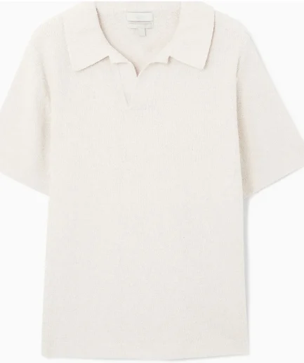 Short Sleeve Luxury Polo Neck Sweater for Man Oversize Crop High Quality Pullover Summer Sweater Knitted Shirt Man Sweater 2026