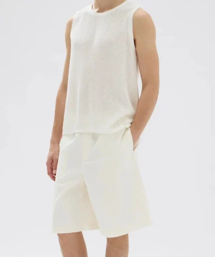 Lightweight Fashion O Neck Vest Pullover Men Knitted Sweater Summer Oversize Sleeveless Knitted Shirt for Man2024