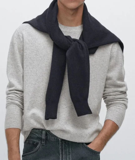 Essentials Men Crew Neck Basic Daily Pullover Sweaters Light Weight Old Money Style High Quality Sweater Knitted Autumn Pullover