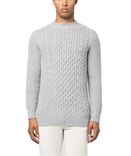 Luxury Men's Crew Neck Sweater Winter Warm Casual Long Sleeve Pullover Anti-Wrinkle Anti-Shrink Features