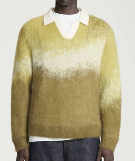 Letter Best Quality Knitted Sweater Colorful Stripe Soft Autumn Winter Pullover Knitted Sweater for Man